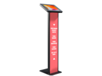 CTA Premium Locking Floor Stand Kiosk with Graphic Card Slot