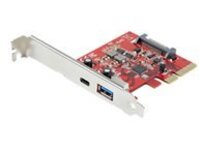 StarTech.com 2-Port 10Gbps USB-A &amp; USB-C PCIe Card, USB 3.1 Gen 2 PCI Express Type C/A Host Controller Card Adapter, USB 3.2 Gen 2x1 PCIe Desktop Expansion Add-On Card, Windows/macOS/Linux