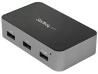StarTech.com 4 Port USB C Hub with Power Adapter, USB 3.1/3.2 Gen 2 (10Gbps), USB Type C to 4x USB-A, Self Powered Desktop USB Hub with Fast Charging Port (BC 1.2) DCP, Desk Mountable