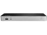 StarTech.com USB C Dock, Dual Monitor HDMI &amp; DisplayPort 4K 30Hz, USB Type-C Laptop Docking Station 60W Power Delivery (PD), SD, 4-port USB-A 3.0 Hub, GbE, Audio, Thunderbolt 3 Compatible