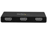 StarTech.com 3-Port Multi Monitor Adapter, USB-C to 3x HDMI Video Splitter, USB Type-C DP 1.2 Alt Mode to HDMI MST Hub, Dual 4K 30Hz or Triple 1080p, Thunderbolt 3 Compatible, Windows Only