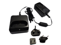 Unitech Single Slot Cradle with Universal Power Adapter