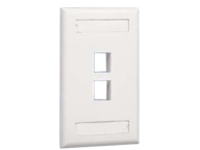 Panduit NetKey Flush Mount Screw-On Faceplates with Labeling
