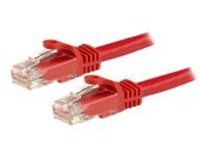 StarTech.com 5m CAT6 Ethernet Cable, 10 Gigabit Snagless RJ45 650MHz 100W PoE Patch Cord, CAT 6 10GbE UTP Network Cable w/Strain Relief, Red, Fluke Tested/Wiring is UL Certified/TIA