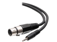C2G 3ft 3.5mm TRS 3 Position Balanced to XLR Cable