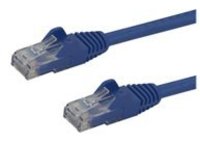 StarTech.com 15m CAT6 Ethernet Cable, 10 Gigabit Snagless RJ45 650MHz 100W PoE Patch Cord, CAT 6 10GbE UTP Network Cable w/Strain Relief, Blue, Fluke Tested/Wiring is UL Certified/TIA