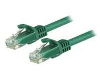 StarTech.com 50cm CAT6 Ethernet Cable, 10 Gigabit Snagless RJ45 650MHz 100W PoE Patch Cord, CAT 6 10GbE UTP Network Cable w/Strain Relief, Green, Fluke Tested/Wiring is UL Certified/TIA