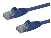 StarTech.com 50cm CAT6 Ethernet Cable, 10 Gigabit Snagless RJ45 650MHz 100W PoE Patch Cord, CAT 6 10GbE UTP Network Cable w/Strain Relief, Blue, Fluke Tested/Wiring is UL Certified/TIA