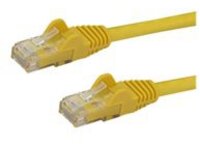 StarTech.com 3m CAT6 Ethernet Cable, 10 Gigabit Snagless RJ45 650MHz 100W PoE Patch Cord, CAT 6 10GbE UTP Network Cable w/Strain Relief, Yellow, Fluke Tested/Wiring is UL Certified/TIA