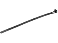StarTech.com 20cm(8&quot;) Reusable Cable Ties, 7mm(1/4&quot;) wide, 50mm(1-7/8&quot;) Bundle Dia. 22kg(50lb) Tensile Strength, Releasable Nylon Ties, Indoor/Outdoor, 94V-2/UL Listed, 100 Pack, Black