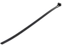 StarTech.com 10&quot;(25cm) Reusable Cable Ties, 1/4&quot;(7mm) wide, 2-1/2&quot;(65mm) Bundle Dia. 50lb(22kg) Tensile Strength, Releasable Nylon Ties, Indoor/Outdoor, 94V-2/UL Listed, 100 Pack, Black