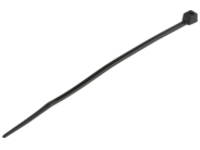 StarTech.com 4"(10cm) Cable Ties, 1/16"(2mm) wide, 7/8"(22mm) Bundle Diameter, 18lb(8kg) Tensile Strength, Nylon Self Locking Zip Ties with Curved Tip, 94V-2/UL Listed, 100 Pack, Black