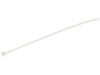 StarTech.com 15cm(6") Cable Ties, 3mm(1/8") wide, 39mm(1-3/8") Bundle Diameter, 18kg(40lb) Tensile Strength, Nylon Self Locking Zip Ties with Curved Tip, 94V-2/UL Listed, 100 Pack, White
