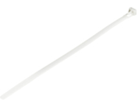 StarTech.com 10&quot;(25cm) Reusable Cable Ties, 1/4&quot;(7mm) wide, 2-1/2&quot;(65mm) Bundle Dia. 50lb(22kg) Tensile Strength, Releasable Nylon Ties, Indoor/Outdoor, 94V-2/UL Listed, 100 Pack, White