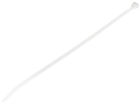 StarTech.com 10"(25cm) Cable Ties, 1/8"(4mm) wide, 2-5/8"(68mm) Bundle Diameter, 50lb(22kg) Tensile Strength, Nylon Self Locking Zip Ties w/ Curved Tip, 94V-2/UL Listed, 100 Pack, White