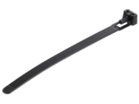 StarTech.com 12cm(5&quot;) Reusable Cable Ties, 7mm(1/4&quot;) wide, 30mm(1-1/8&quot;) Bundle Dia. 22kg(50lb) Tensile Strength, Releasable Nylon Ties, Indoor/Outdoor, 94V-2/UL Listed, 100 Pack, Black