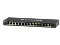 NETGEAR 16-Port PoE&#x2B; Gigabit Ethernet Plus Switch (180W) with 1 SFP Port
