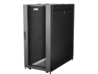 StarTech.com 25U Server Rack Cabinet, 4 Post Adjustable Depth 7&quot; to 35&quot; Locking Vented Mobile/Rolling Network/Data/IT Equipment Enclosure w/ Casters/Hook &amp; Loop Dell PowerEdge, HP ProLiant