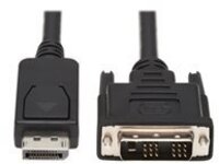 Tripp Lite 10ft DisplayPort to DVI Cable / DP to DVI Adapter Latches to DVI-D Single Link M/M 10'