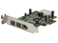 StarTech.com 3 Port 2b 1a Low Profile 1394 PCI Express FireWire Card Adapter