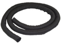 StarTech.com 6.5&#x27; (2m) Cable Management Sleeve, Flexible Coiled Cable Wrap, 1.0-1.5&quot; dia. Expandable Sleeve, Polyester Cord Manager/Protector/Concealer, Black Trimmable Cable Organizer