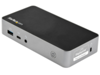 StarTech.com USB-C Dock, Dual Monitor 1080p HDMI Laptop Docking Station, 60W Power Delivery, 1x USB-C, 3x USB-A, Ethernet, Dual HDMI Video Display USB 3.1 Gen 1 Type-C Dock, Mac &amp; Windows
