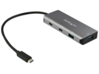 StarTech.com 4 Port USB C Hub w/ 2x USB A &amp; 2x USB C, SuperSpeed 10Gbps USB Type-C 3.1/3.2 Gen 2 Hub, USB Bus Powered, Portable USB-C to USB Adapter Hub, Aluminum, 9.8&quot; (25cm) Cable