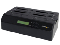 StarTech.com 4 Bay USB 3.0/ eSATA Hard Drive Duplicator Dock for 2.5&quot; &amp; 3.5&quot; SATA/ IDE SSD HDD
