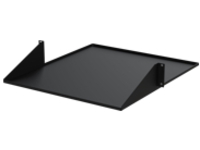 StarTech.com 2U 19" 2-Post Network Rack Cabinet Shelf, 20in Deep Center Mount Cantilever Tray Rackmount Shelf for AV/Data Equipment Enclosure with Cage Nuts & Screws 75lb Weight Capacity