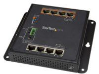 StarTech.com Industrial 8 Port Gigabit PoE Switch, 4 x PoE&#x2B; 30W, Power Over Ethernet, Hardened GbE Layer/L2 Managed Switch, Rugged High Power Gigabit Network Switch IP-30/-40C to &#x2B;75C