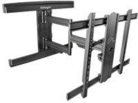 Startech TV Wall Mount for up to 80 inch (110lb) VESA Mount Displays, Low Profile Full Motion Universal TV Wall Mount Bracket, Heavy Duty Adjustable Tilt/Swivel Articulating Arm