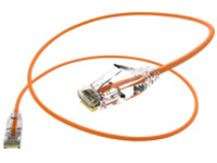 UNC Group Clearfit Slim patch cable - 1.83 m - orange