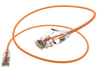 UNC Group Clearfit Slim patch cable - 9.14 m - orange