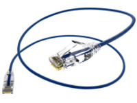 UNC Group Clearfit Slim patch cable - TAA Compliant - 6.1 m - blue