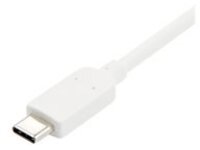 StarTech.com USB C to HDMI 2.0 Adapter with Power Delivery, 4K 60Hz USB Type-C to HDMI Display/Monitor Video Converter, 60W PD Pass-Through Charging Port, Thunderbolt 3 Compatible, White