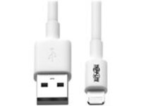 Tripp Lite 6ft Lightning USB/Sync Charge Cable for Apple Iphone / Ipad White 6&#x27;