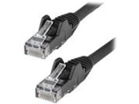 StarTech.com 1m LSZH CAT6 Ethernet Cable, 10 Gigabit Snagless RJ45 100W PoE Network Patch Cord with Strain Relief, CAT 6 10GbE UTP, Black, Individually Tested/ETL, Low Smoke Zero Halogen