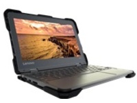 UZBL BY INFOCASE RUGGED HARD SHELL CASE FOR LENOVO 300E GEN2, MTK 11 CHROMEBOOK,