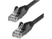 StarTech.com 50cm LSZH CAT6 Ethernet Cable, 10 Gigabit Snagless RJ45 100W PoE Network Patch Cord with Strain Relief, CAT 6 10GbE UTP, Black, Individually Tested/ETL, Low Smoke Zero Halogen
