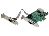 StarTech.com 2 Port Low Profile Native RS232 PCI Express Serial Card with 16550 UART