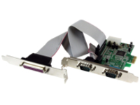 StarTech.com 2S1P Native PCI Express Parallel Serial Combo Card with 16550 UART