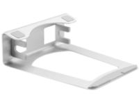 Startech Laptop Stand, 2-in-1 Laptop Riser Stand or Vertical Stand, Ideal for Ultrabooks & MacBook Pro/Air up to 15", Ergonomic Angled Notebook Holder for Office Desk, Silver, Aluminum