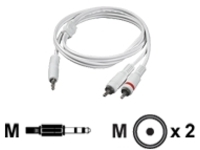 C2G - Audio cable - RCA male to mini-phone stereo 3.5 mm male