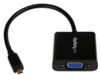 StarTech.com Micro HDMI&#xAE; to VGA Adapter Converter for Smartphones / Ultrabook / Tablet