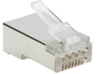Tripp Lite Cat6 RJ45 Pass-Through FTP Modular Plug, 50 Pack