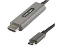 StarTech.com 3ft (1m) USB C to HDMI Cable 4K 60Hz with HDR10, Ultra HD USB Type-C to 4K HDMI 2.0b Video Adapter Cable, USB-C to HDMI HDR Monitor/Display Converter, DP 1.4 Alt Mode HBR3