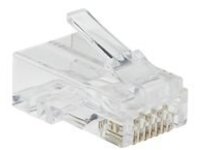 Tripp Lite Cat6 RJ45 Pass-Through UTP Modular Plug, 100 Pack