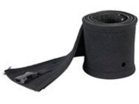 StarTech.com 40" (1m) Neoprene Cable Management Sleeve with Zipper & Buckle, 1.2" (3cm) Diameter, Computer/PC Power/Network/AV Cord Cover/Manager, Flexible Cable Organizer Wrap, Black