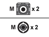 AddOn - Patch cable - SC/PC multi-mode (M) to ST/PC multi-mode (M)