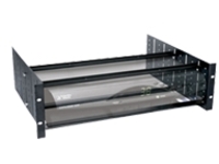19IN BLK 2SP OPEN CLAMPINGRACKMNT 2U